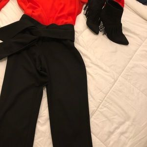 New York & Co Capri Pants with sash